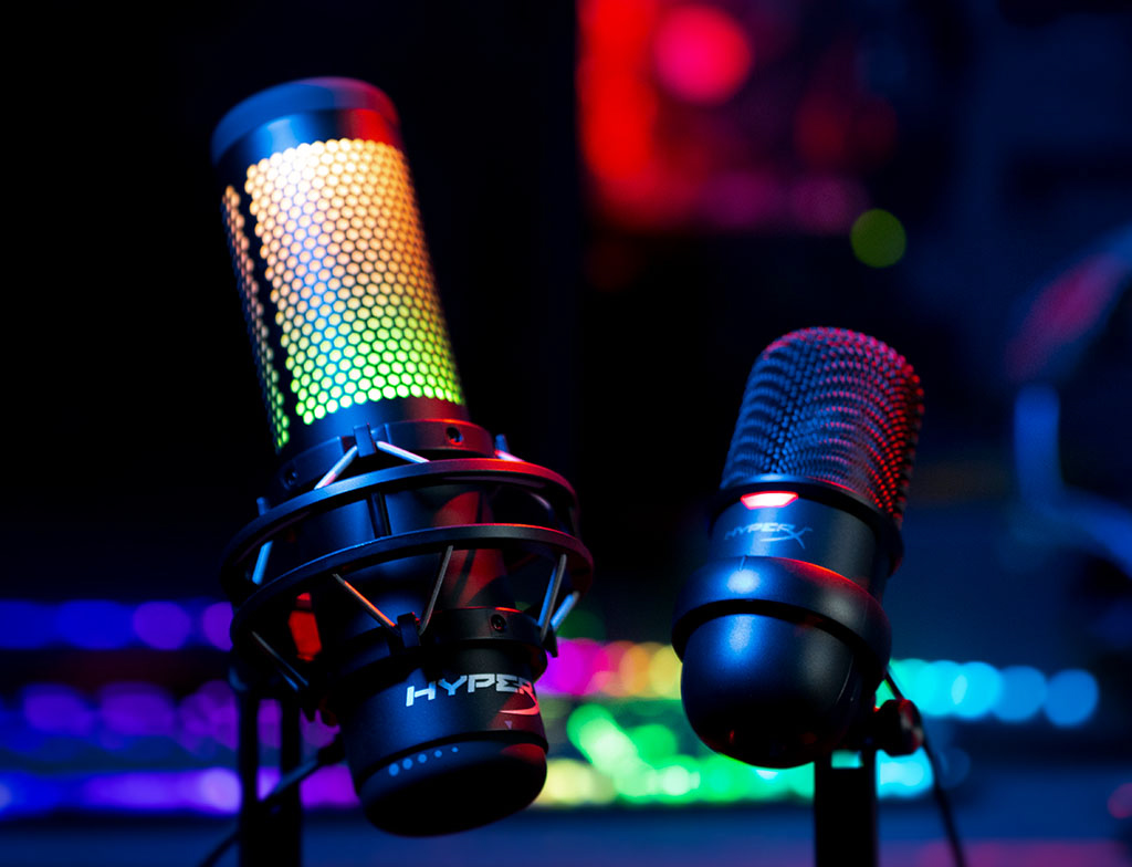 HyperX Quadcast RGB mic